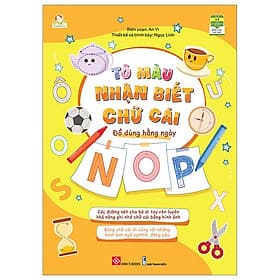 Tô Màu Nhận Biết Chữ Cái - Đồ Dùng Hằng Ngày - Đinh Hằng