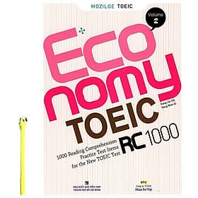 Sách Economy TOEIC RC1000 Volume 2 ( Tặng Kèm Viết)