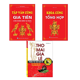 Combo Thọ Mai Gia Lễ + Khoa Cúng Tổng Hợp + Tập Văn Cúng Gia Tiên (3 quyển) - Minh Minh