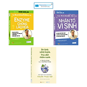 Combo 3 cuốn: Nhân tố vi sinh + Enzyme chống lão hoá + Ăn lành sống mạnh - Én