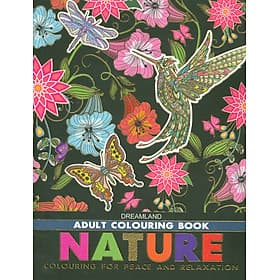 Nature - Adults Colouring Book (Sách tô màu dành cho người lớn: Thiên Nhiên) - Văn