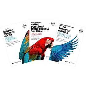 Combo 3 Cuốn : Định Giá Dựa Trên Giá Trị + Từ Bỏ Thói Quen Giảm Giá + Những Đòn Tâm Lý Trong Định Giá Sản Phẩm - Do