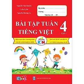 Sách Combo Bài Tập Tuần Toán và Tiếng Việt Lớp 4 - Kết Nối Tri Thức Với Cuộc Sống