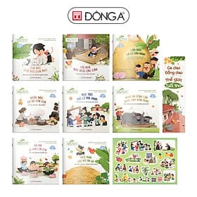 Combo 8 tập Ca dao - đồng dao - Thế giới tuổi thơ - Văn