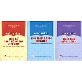 Combo 3 cuốn Giáo Trình Lịch Sử Đảng Cộng Việt Nam + Giáo Trình Chủ Nghĩa Xã Hội Khoa Học + Giáo Trình Triết Học Mác – Lênin (Dành Cho Bậc Đại Học Hệ Không Chuyên Lý Luận Chính Trị) - Bộ mới năm 2021 - Nhà xuất bản Larousse