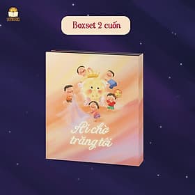 Boxset trung thu Chuyện mùa trăng - Ai chờ trăng tới? (Bìa cứng 1 cuốn truyện kèm 1 cuốn thơ) - Lionbooks - Chuyện