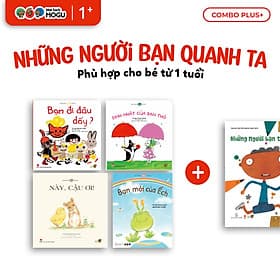 Truyện Ehon bé 1-2-3 tuổi - Bộ 5 cuốn Những người bạn quanh ta - Nam Việt