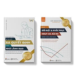 Sách Combo 2 cuốn dành cho nhà lãnh đạo Bí quyết đối mặt & khắc phục rủi ro dành cho nhà lãnh đạo+Bí quyết ra quyết định dành cho nhà lãnh đạo - Nha Nha