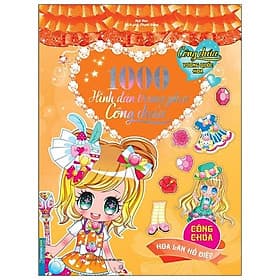 1000 Hình Dán Trang Phục Công Chúa - Công Chúa Hoa Lan Hồ Điệp - Minh Thắng