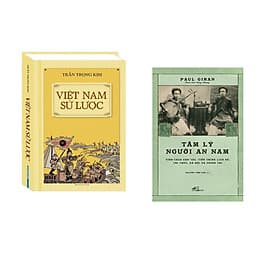 Combo 2 cuốn sách: Tâm lý người An nam + Việt Nam sử lược (Bìa cứng) - An Vi