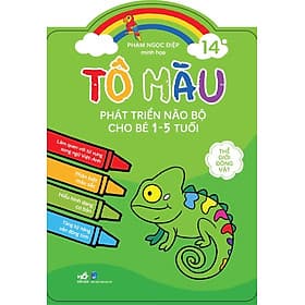 Sách Tô Màu Phát Triển Trí Não Bộ Cho Bé 1-5 Tuổi - [Từ Tập 11 - Tập 20] - Chọn Tập Lẻ - Nha Nha
