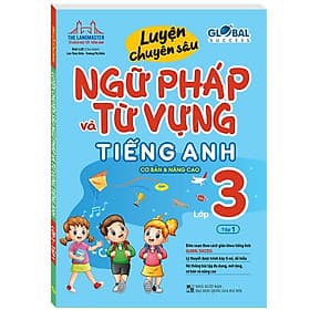 Sách GLOBAL SUCCESS Luyện chuyên sâu ngữ pháp và từ vựng tiếng anh lớp 3 tập 1 - Nha Nha