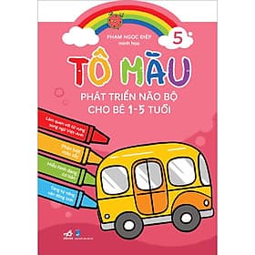 Sách Tô Màu Phát Triển Não Bộ Cho Bé 1-5 Tuổi Tập 5 - Nha Nha