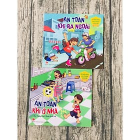 Combo 15 bài học an toàn cho bé: An toàn khi ở nhà + Khi ra ngoài