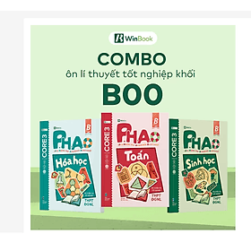 Bộ 3 cuốn P.H.A.O Toán, Hóa học, Sinh học ôn luyện thi tốt nghiệp THPT, ĐGNL - Do