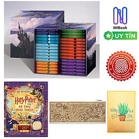 Bộ Boxset Harry Potter - Khổ Nhỏ Và Harry Potter - Kỳ Thư Phù Thủy (Bìa Cứng) - Phú Thư