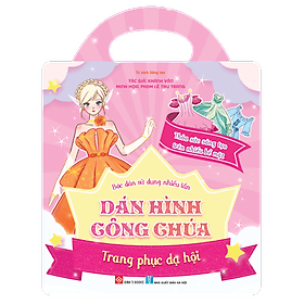 Sách Bóc Dán Sử Dụng Nhiều Lần - Dán Hình Công Chúa - Khánh Vân