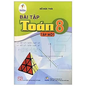 Sách Giáo Khoa Bài Tập Toán 8 - Tập 1 (Cánh Diều) (Chuẩn) - Minh Minh