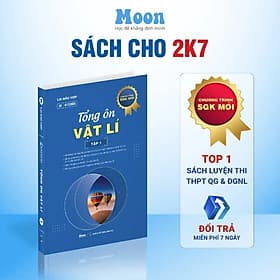 Tổng Ôn Vật Lý Tập 1, Sách ID Ôn Thi THPT Quốc Gia Vật Lý Lớp 12, Bài Tập Có Đáp Án Chi Tiết Moonbook - G