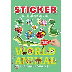 Sticker Dán Hình Thông Minh - Côn Trùng, Bò Sát, Lưỡng Cư - Việt Thư - Việt Thư