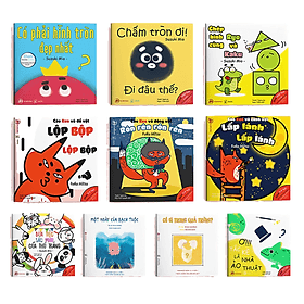 Fullset Ehon Nhật Bản cho bé thông minh sáng tạo: Ehon Điều Kỳ Diệu Của Hình Khối + Điều Kỳ Diệu Của Âm Thanh + Điều Kỳ Diệu Của Màu Sắc (Bộ 10 cuốn cho bé 0-6 tuổi / Bộ Sách Phát Triển Trí Tuệ & Kích Thích Thị Giác Cho Bé) - Suzuki Mio