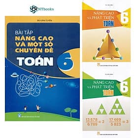 Sách Nâng cao và phát triển toán 6 tập 1+2 (Kết nối tri thức với cuộc sống) + Bài Tập Nâng Cao Và Một Số Chuyên Đề Toán Lớp 6 - Trí