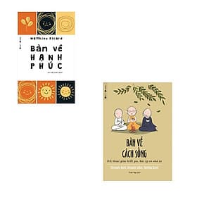 Bộ 2 cuốn sách luận bàn về cuộc đời: Bàn Về Hạnh Phúc - Bàn Về Cách Sống - Hạ