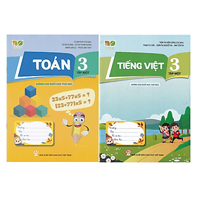 Combo 2 cuốn Toán + Tiếng việt 3 - tập 1 (Dành cho buổi học thứ hai) (Kết nối tri thức với cuộc sống) - Tri Thức