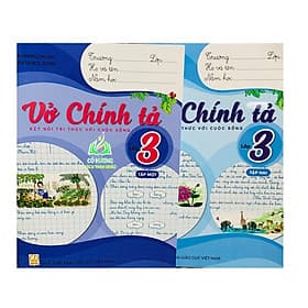 Combo 2 cuốn Vở luyện viết chính tả 3 ( kết nối tri thức ) (BT) - An Vi