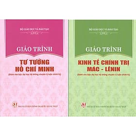 Combo Giáo Trình Tư Tưởng Hồ Chí Minh + Giáo Trình Kinh Tế Chính Trị Mác – Lênin (Dành Cho Bậc Đại Học Hệ Không Chuyên Lý Luận Chính Trị) - Bộ mới năm 2021 - Minh Minh