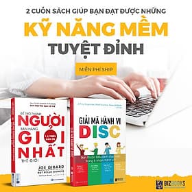 Bộ sách vươn lên đỉnh cao sự nghiệp - kỹ năng mềm tuyệt đỉnh (Để trở thành người bán hàng giỏi nhất + Giải mã hành vi DISC) - Thanh Lê