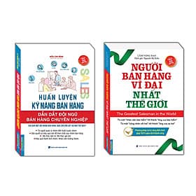 Sách Combo Người Bán Hàng Vĩ Đại Nhất Thế Giới+ Huấn Luyện Kỹ Năng Bán Hàng - Dẫn Dắt Đội Ngũ Bán Hàng Chuyên Nghiệp MHB - Hú