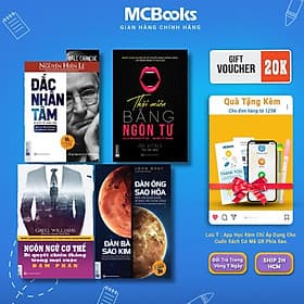 Đắc Nhân Tâm + Thôi Miên Bằng Ngôn Từ + Đàn Ông Sao Hỏa Đàn Bà Sao Kim + Ngôn Ngữ Cơ Thể - MCBooks - Kim Ba