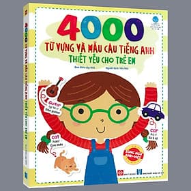 Sách 4000 Từ Vựng Và Mẫu Câu Tiếng Anh Thiết Yếu Cho Trẻ Em (Song ngữ Anh-Việt cho bé từ 4-12 tuổi) - Thanh Hà Books - Song Thành