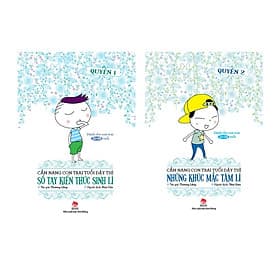 Combo Cẩm Nang Con Trai Tuổi Dậy Thì : Sổ Tay Kiến Thức Sinh Lí (Quyển 1) + Những Khúc Mắc Tâm Lí (Quyển 2) - Khúc Khúc