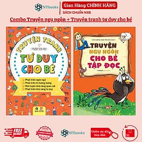 Sách Combo Truyện Tranh Tư Duy Cho Bé + Truyện Ngụ Ngôn Cho Bé Tập Đọc - Đại Mai
