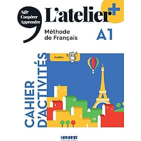 Sách học tiếng Pháp trình độ A1 L'ATELIER + A1 - CAHIER + DIDIERFLE.APP - Delphine