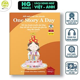 One Story A Day CUỐN 2 : 365 câu chuyện phát triển IQ, EQ cho bé - Bản song ngữ tặng kèm file nghe - Song Phát