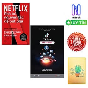 Combo Netflix - Phá Bỏ Nguyên Tắc Để Bứt Phá Và Tiktok Tất Tần Tật ( Tặng kèm sổ tay) - Nguyên