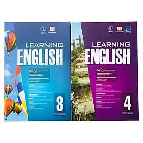 Sách Learning English Á Châu Books 3 và 4 Tiếng Anh Lớp 3 và Lớp 4 ( 8 - 10 tuổi ) - Châu Sa