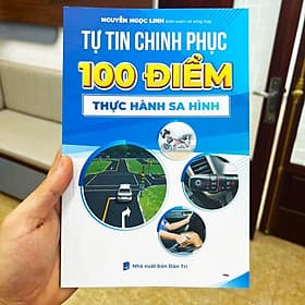 Sách Tự Tin Chinh Phục 100 Điểm Sa Hình, In Màu, Xuất Bản Chính Hãng - Chì