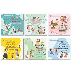 Combo Khôn Lớn Mỗi Ngày - Truyện Tranh Giáo Dục Cho Bé Tuổi Mầm Non (6 Cuốn ) - Kim