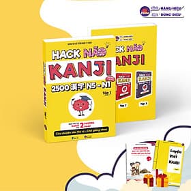 Hack Não Kanji Tập 1- Ghi Nhớ Kanji Theo Câu Chuyện Thú Vị Và Bộ Giống Nhau - Thu