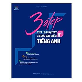 Sách 3 Step - Tiết Lộ Bí Quyết 3 Bước Đạt Điểm 8+ Tiếng Anh