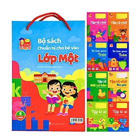 Chuẩn Bị Cho Bé Vào Lớp Một (Túi 8 Cuốn) - Bản Quyền - Long