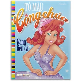 Sách Tô Màu Công Chúa - Nàng Tiên Cá - Văn