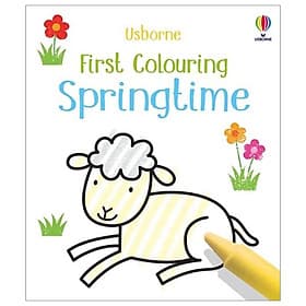 First Colouring Springtime - Usborn