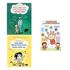Combo Kỹ Năng Sống Cho Thiếu Nhi: 15 Tình Huống Cùng Con Vượt Qua Khó Khăn - Những Thắc Mắc Trong Cuộc Sống Thường Nhật + Biến Điều Không Mong Muốn Thành Niềm Vui - Hú