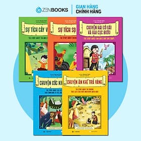 Bộ Truyện Cổ Việt Nam Song Ngữ Việt – Anh (5 Cuốn) - Việt An