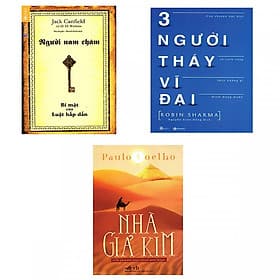 Combo Sách Kỹ Năng Sống: Người Nam Châm - Bí Mật Của Luật Hấp Dẫn + Ba Người Thầy Vĩ Đại + Nhà Gỉa Kim - Combo Sách Nuôi Dưỡng Tâm Hồn - Thái Vi